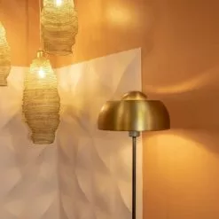 Pirouette Paris Lampadaires Lampadaire En Marbre Et Métal Noir Et Doré H160 -Luminaires Soldes lampadaire en marbre et metal noir et dore h160 2