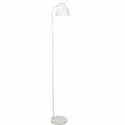 Wadiga Lampadaires Lampadaire En Métal Gris H155cm -Luminaires Soldes lampadaire en metal blanc h155cm