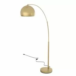 Rendez Vous Déco Lampadaires Lampadaire En Métal Couleur Laiton -Luminaires Soldes lampadaire en metal couleur laiton 2