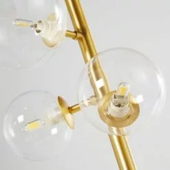 Maisons Du Monde Lampadaires Lampadaire En Métal Doré Et 6 Globes En Verre H160 -Luminaires Soldes lampadaire en metal dore et 6 globes en verre h160 1000 10 38 182488 3
