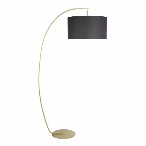 Maisons Du Monde Lampadaires Lampadaire En Métal Doré Et Abat-jour En Coton Noir H181 1 Maisons Du Monde Lampadaires Lampadaire En Métal Doré Et Abat-jour En Coton Noir H181