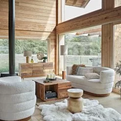 Maisons Du Monde Lampadaires Lampadaire En Métal Doré Et Abat-jour En Lin Beige -Luminaires Soldes lampadaire en metal dore et abat jour en lin beige 1000 0 14 222972 4