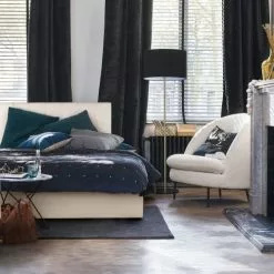 Maisons Du Monde Lampadaires Lampadaire En Métal Doré, Marbre Et Abat-jour En Velours Noirs H156 -Luminaires Soldes lampadaire en metal dore marbre et abat jour en velours noirs h156 1000 4 37 220494 2