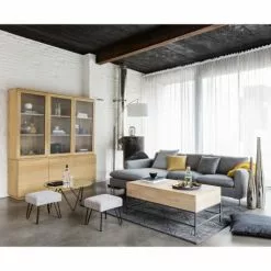 Maisons Du Monde Lampadaires Lampadaire En Métal Et Coton Blanc H 202 Cm -Luminaires Soldes lampadaire en metal et coton blanc h 202 cm 1000 2 9 138671 9