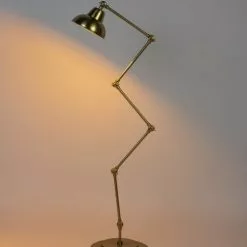 Drawer Lampadaires Lampadaire En Métal H158cm Laiton -Luminaires Soldes lampadaire en metal h158cm laiton 1