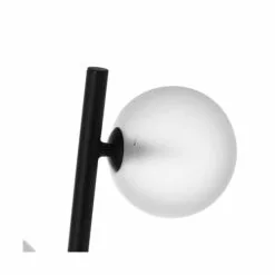 Wadiga Lampadaires Lampadaire En Métal Noir 2 Globes En Verre H130cm -Luminaires Soldes lampadaire en metal noir 2 globes en verre h130cm 2