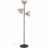 Maisons Du Monde Lampadaires Lampadaire En Métal Noir Et Corde Beige H149