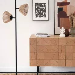 Maisons Du Monde Lampadaires Lampadaire En Métal Noir Et Corde Beige H149 -Luminaires Soldes lampadaire en metal noir et corde beige h149 1000 6 33 227993 2