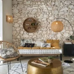 Maisons Du Monde Lampadaires Lampadaire En Métal Noir Mat Et En Bambou Tressé H183 -Luminaires Soldes lampadaire en metal noir mat et en bambou tresse h183 1000 10 16 223917 1