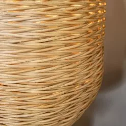 Now’s Home Lampadaires Lampadaire En Osier Pied En Métal H165 -Luminaires Soldes lampadaire en osier pied en metal h165 2