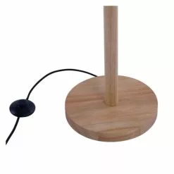 Rendez Vous Déco Lampadaires Lampadaire En Papier Blanc Et Bois D'hévéa -Luminaires Soldes lampadaire en papier blanc et bois d hevea 4