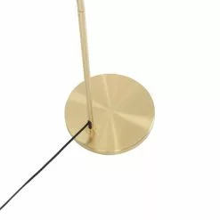 QAZQA Lampadaires Lampadaire En Plastique Doré/laiton -Luminaires Soldes lampadaire en plastique dore laiton 1