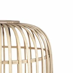 QAZQA Lampadaires Lampadaire En Rotin Beige -Luminaires Soldes lampadaire en rotin beige 10