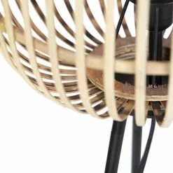 QAZQA Lampadaires Lampadaire En Rotin Beige -Luminaires Soldes lampadaire en rotin beige 8