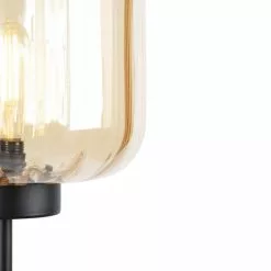 QAZQA Lampadaires Lampadaire En Verre Beige -Luminaires Soldes lampadaire en verre beige 5