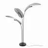 Maisons Du Monde Lampadaires Lampadaire Feuilles De Palmier En Métal Noir Mat H163