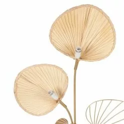Maisons Du Monde Lampadaires Lampadaire Ginkgo En Métal Doré Et Bambou H145 -Luminaires Soldes lampadaire ginkgo en metal dore et bambou h145 1000 5 16 204770 4