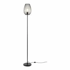 Lampea Lampadaires Lampadaire Industriel En Métal Noir 160 Cm -Luminaires Soldes lampadaire industriel en metal noir 160 cm 2