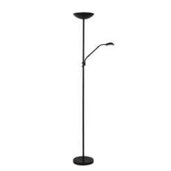 Lucide Lampadaires Lampadaire LED Avec Liseuse Métal Argent H180cm 9 Lucide Lampadaires Lampadaire LED Avec Liseuse Métal Argent H180cm -Luminaires Soldes lampadaire led avec liseuse metal noir h180cm
