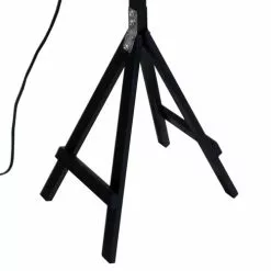 Tosel Lampadaires Lampadaire Liseuse Bois Noir -Luminaires Soldes lampadaire liseuse bois noir 2