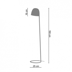 Tosel Lampadaires Lampadaire Liseuse Métal Blanc -Luminaires Soldes lampadaire liseuse metal blanc 2