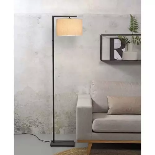 It's About Romi Lampadaires Lampadaire Noir Et Abat-jour H160cm 2 It's About Romi Lampadaires Lampadaire Noir Et Abat-jour H160cm – Image 2