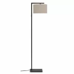 It's About Romi Lampadaires Lampadaire Noir Et Abat-jour H160cm