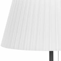 Beliani Lampes à Poser Lampadaire Noir Et Blanc En Métal -Luminaires Soldes lampadaire noir et blanc en metal 3