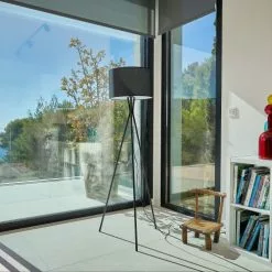 LUMISKY Lampadaires Lampadaire Salon Métal Noir H150CM -Luminaires Soldes lampadaire salon metal noir h150cm 3