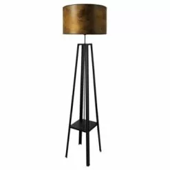 Metropolight Lampadaires Lampadaire Simili Cuir/métal H170,5cm -Luminaires Soldes lampadaire simili cuir metal h170 5cm 3