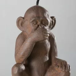 Maisons Du Monde Lampadaires Lampadaire Singe Et Abat-jour Noir H156 -Luminaires Soldes lampadaire singe et abat jour noir h156 1000 15 27 177393 3