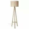 Maisons Du Monde Lampadaires Lampadaire Trépied En Manguier Et Abat-jour En Jute Tressé H161