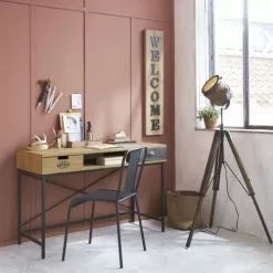 Maisons Du Monde Lampadaires Lampadaire Trépied Projecteur En Métal Et Manguier H162 -Luminaires Soldes lampadaire trepied projecteur en metal et manguier h162 1000 4 1 201352 8