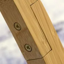 Good & Mojo Lampadaires Lampadaire Tripode Bambou Et Lin Naturel Blanc H160cm -Luminaires Soldes lampadaire tripode bambou et lin naturel blanc h160cm 3