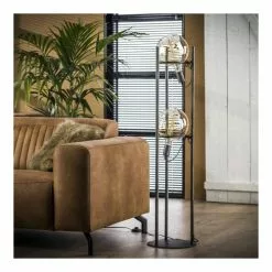 Lampea Lampadaires Lampadaire Vintage En Métal Argent 130 Cm -Luminaires Soldes lampadaire vintage en metal argent 130 cm 1