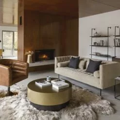 Maisons Du Monde Lampadaires Lampadaire Vintage En Métal Doré H140 -Luminaires Soldes lampadaire vintage en metal dore h140 1000 4 14 189639 8