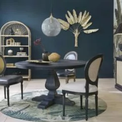 Maisons Du Monde Lampes à Poser Lampe à Poser Avec Pied Sculpté Noire -Luminaires Soldes lampe a poser avec pied sculpte noire 1000 8 32 211879 3