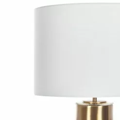 Beliani Lampes à Poser Lampe à Poser Blanche Et Dorée 63 Cm -Luminaires Soldes lampe a poser blanche et doree 63 cm 3