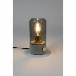 Drawer Lampes à Poser Lampe à Poser Design En Béton Gris -Luminaires Soldes lampe a poser design en beton gris 2