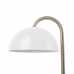 Present Time Lampes à Poser Lampe à Poser Dome Métal Blanc -Luminaires Soldes lampe a poser dome metal blanc 5