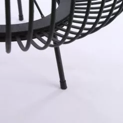 Mica Decorations Lampes à Poser Lampe à Poser En Bambou Et Métal Noir -Luminaires Soldes lampe a poser en bambou et metal noir 3