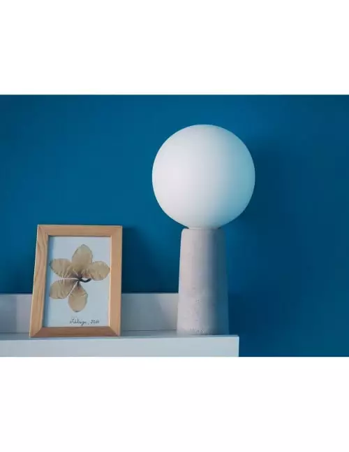 Gone's Lampes à Poser Lampe à Poser En Béton Avec Ampoule Effet Porcelaine 5 Gone's Lampes à Poser Lampe à Poser En Béton Avec Ampoule Effet Porcelaine – Image 5