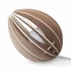 Gone's Lampes à Poser Lampe à Poser En Bois Avec Fil Noir Sans Ampoule -Luminaires Soldes lampe a poser en bois avec fil blanc sans ampoule 5