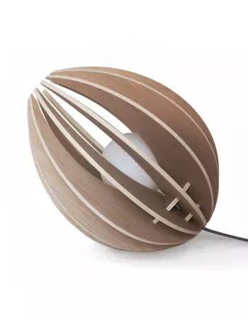 Gone's Lampes à Poser Lampe à Poser En Bois Avec Fil Blanc Sans Ampoule 6 Gone's Lampes à Poser Lampe à Poser En Bois Avec Fil Blanc Sans Ampoule – Image 6