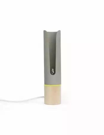 Gone's Lampes à Poser Lampe à Poser En Bois Et Béton, Anneau Feutrine Turquoise 3 Gone's Lampes à Poser Lampe à Poser En Bois Et Béton, Anneau Feutrine Turquoise – Image 3