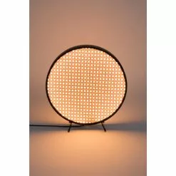 Zuiver Lampes à Poser Lampe à Poser En Cannage Naturel -Luminaires Soldes lampe a poser en cannage naturel 2