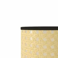 Potiron Paris Lampes à Poser Lampe à Poser En Métal Et Rotin -Luminaires Soldes lampe a poser en metal et rotin 3