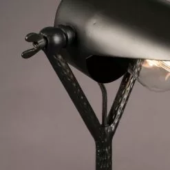 Dutchbone Lampes à Poser Lampe à Poser En Métal Noir -Luminaires Soldes lampe a poser en metal noir 3