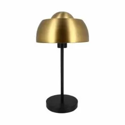 Pirouette Paris Lampes à Poser Lampe à Poser En Métal Noir Et Doré H45