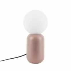 Leitmotiv Lampes à Poser Lampe à Poser En Métal Vert -Luminaires Soldes lampe a poser en metal rose 6